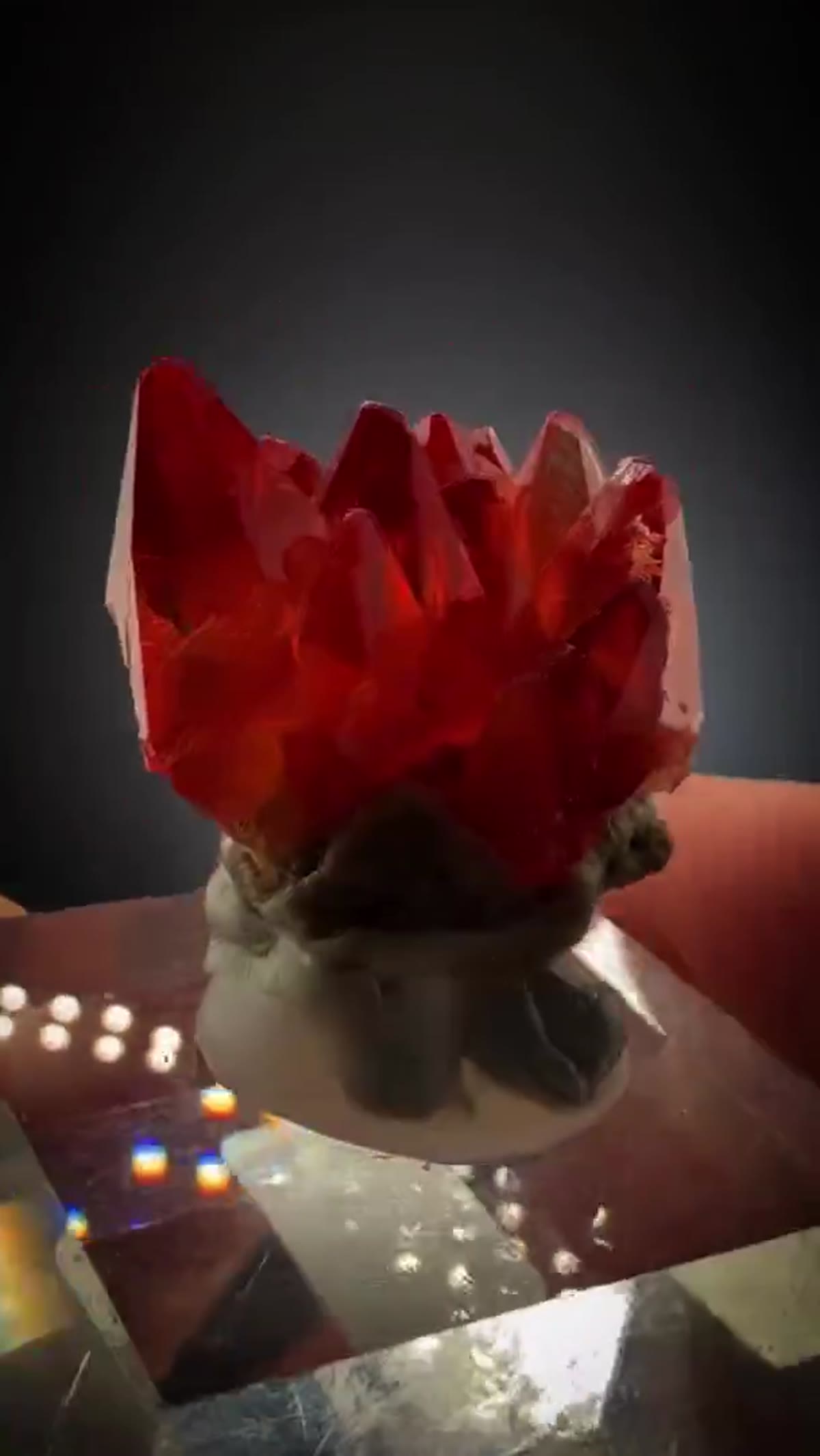 Rhodochrosite Specimen: And She’s Hot Rhodochrosite Royalty - view 2