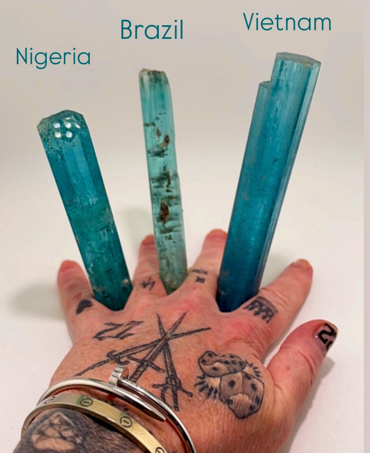 NIGERIA  • BRAZIL  • VIETNAM  — WHICH AQUAMARINE LOCALE ARE YOU PICKING?