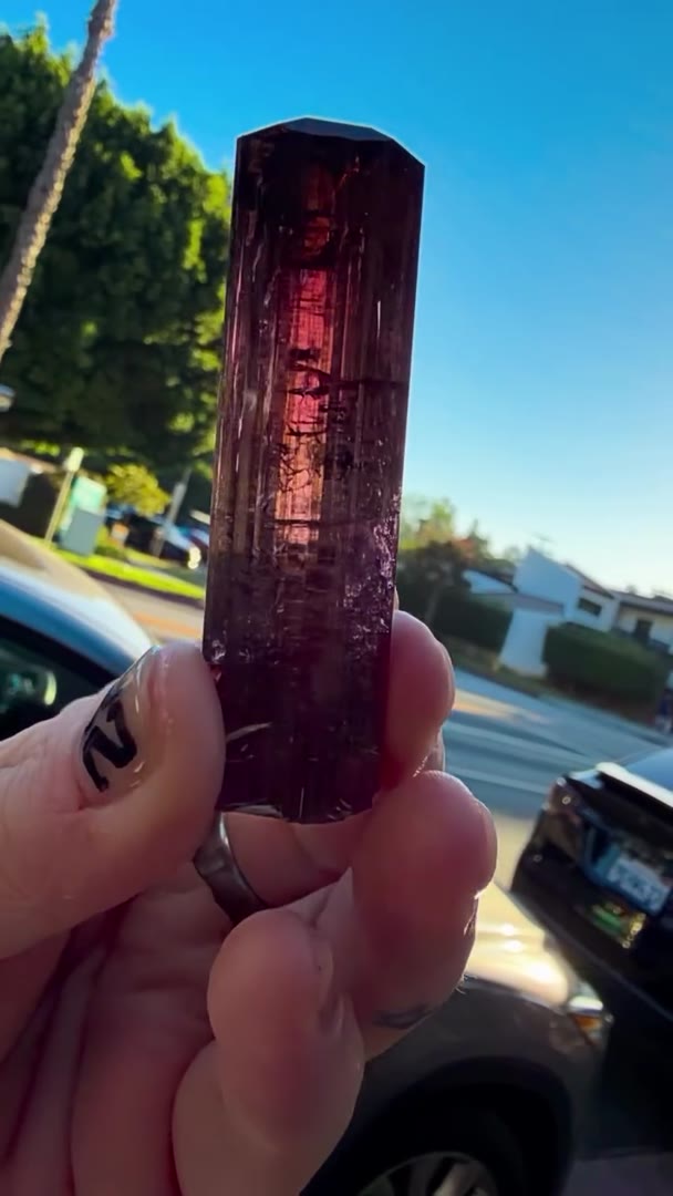 37.58 GRAMS OF RUSSIAN MALKHAN TOURMALINE FIRE