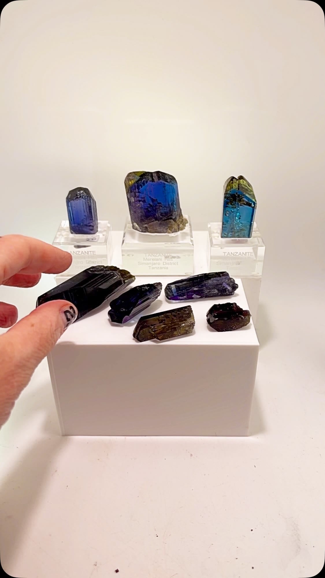 NATURAL. UNHEATED. TANZANITE BANGERS
