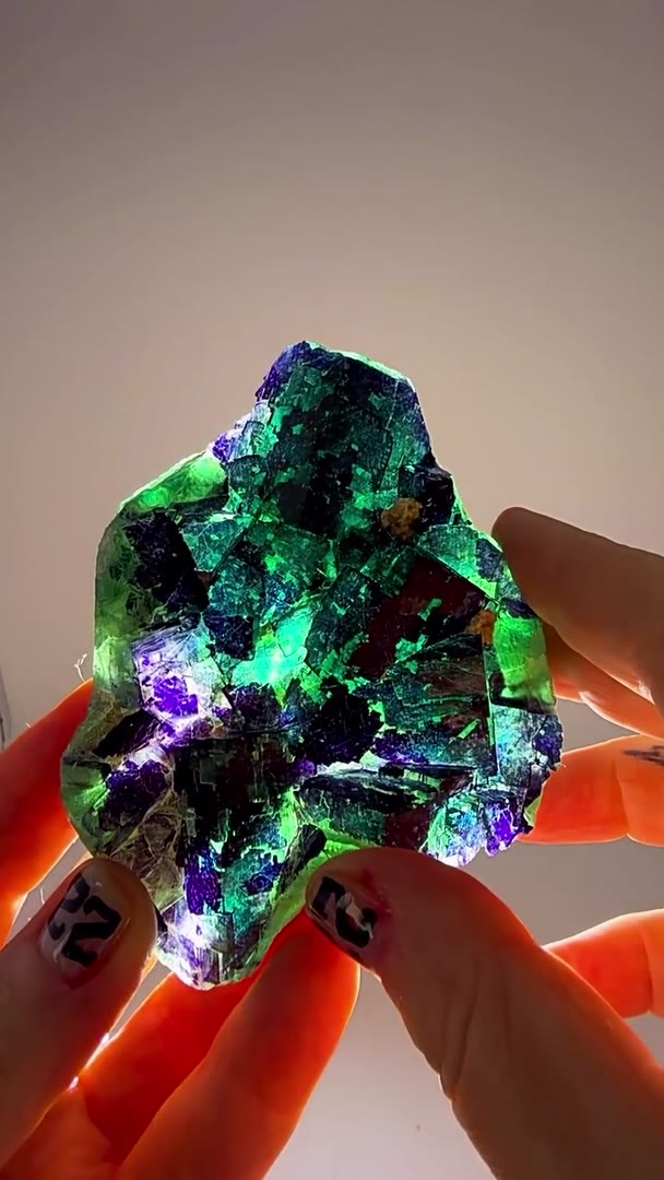 ANGEL WING POCKET FLUORITE — NAMIBIAN MAGIC!