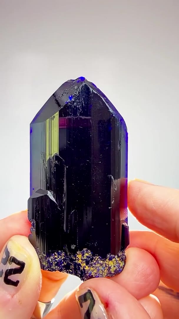 AZURITE PERFECTION WITH SERIOUS OLD-COLLECTION PROVENANCE