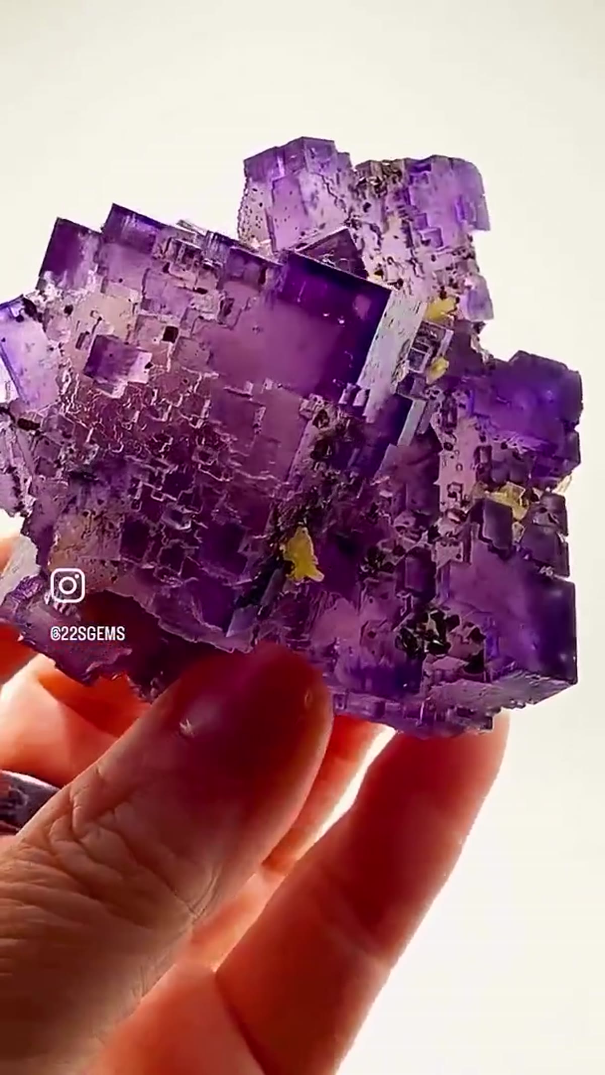 Fluorite Specimen from Denton Mine, Illinois: Purple on Another Level - view 2