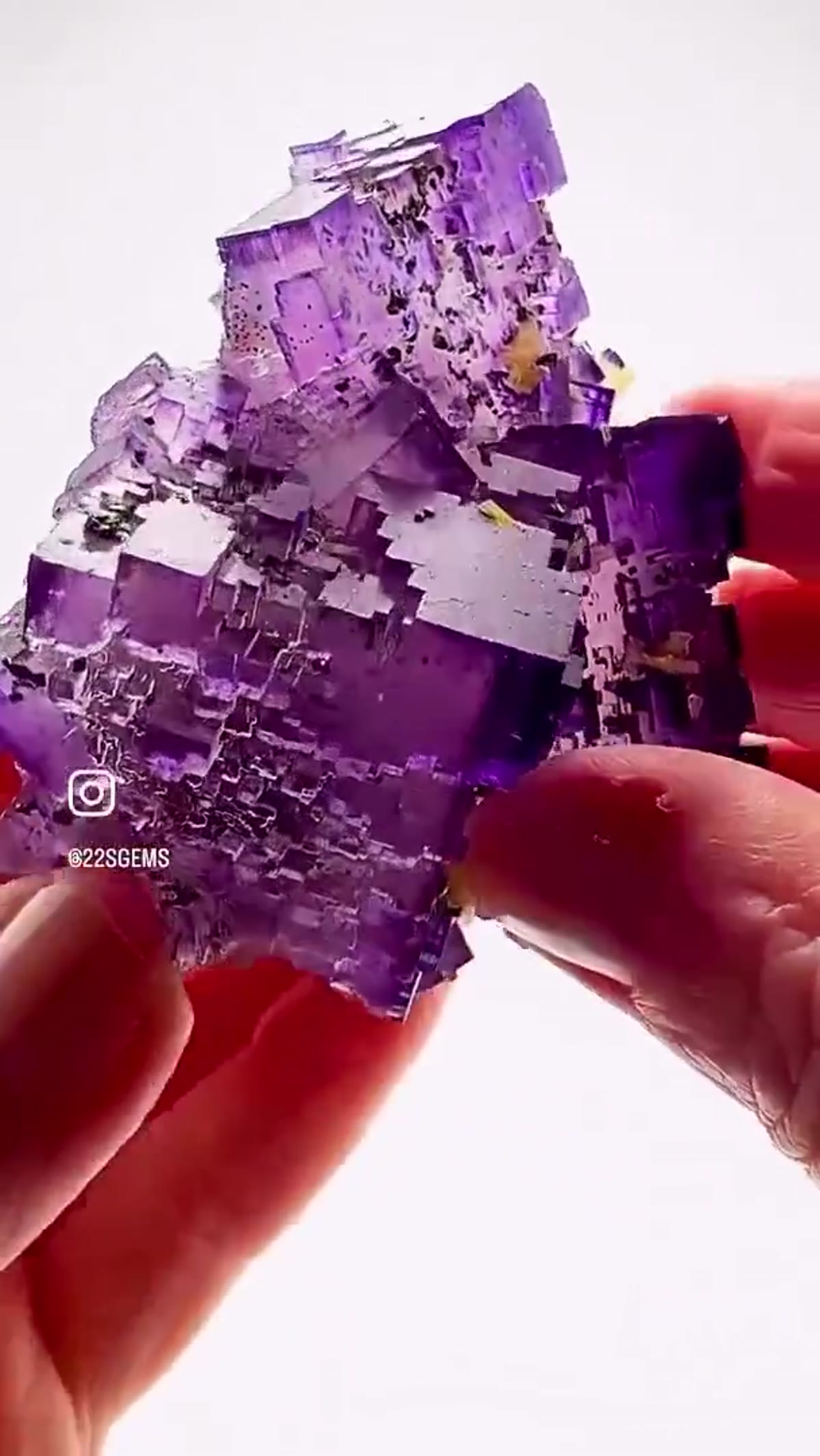 Fluorite Specimen from Denton Mine, Illinois: Purple on Another Level - view 3