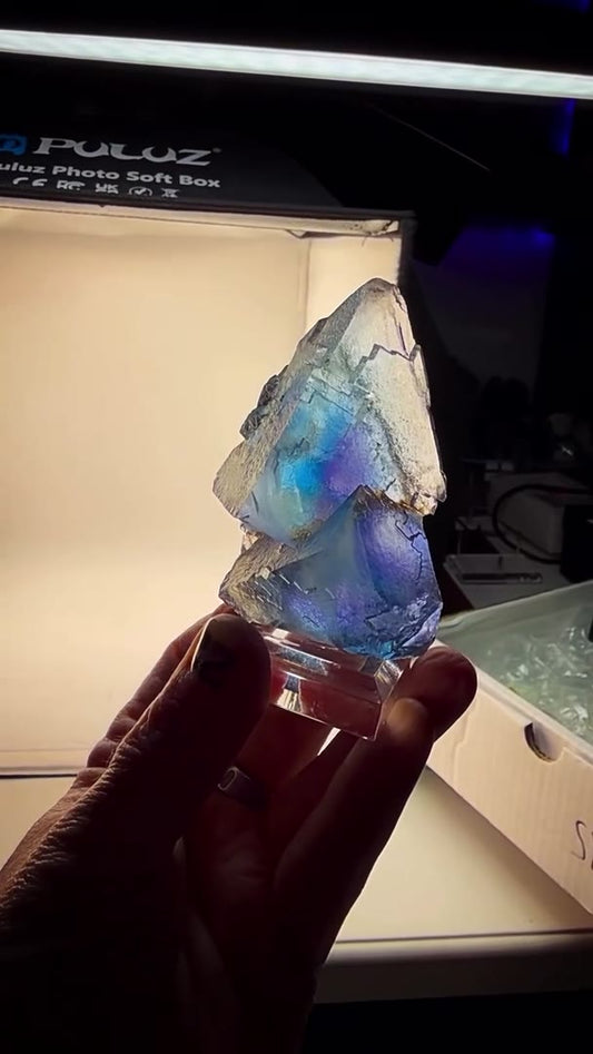 BLUE & PURPLE FLUORITE INSANITY FROM ILLINOIS!
