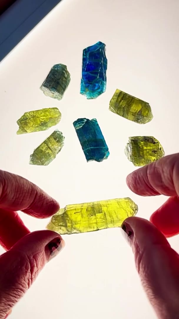 LAKE BAIKAL SIBERIAN APATITE INSANITY… A RAINBOW OF LAKE BAIKAL MAGIC!