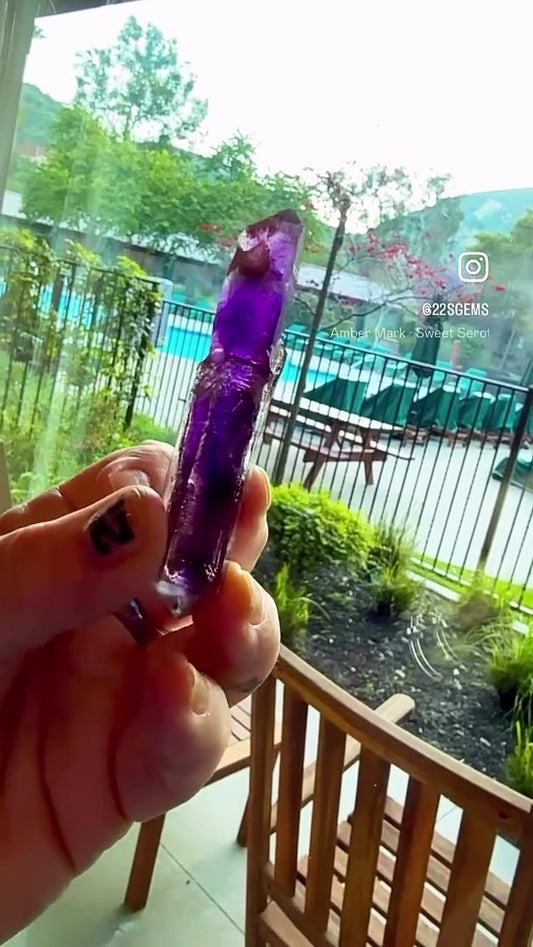 PINKY MINE DT SKELETAL AMETHYST — WHAT A BEAUTY