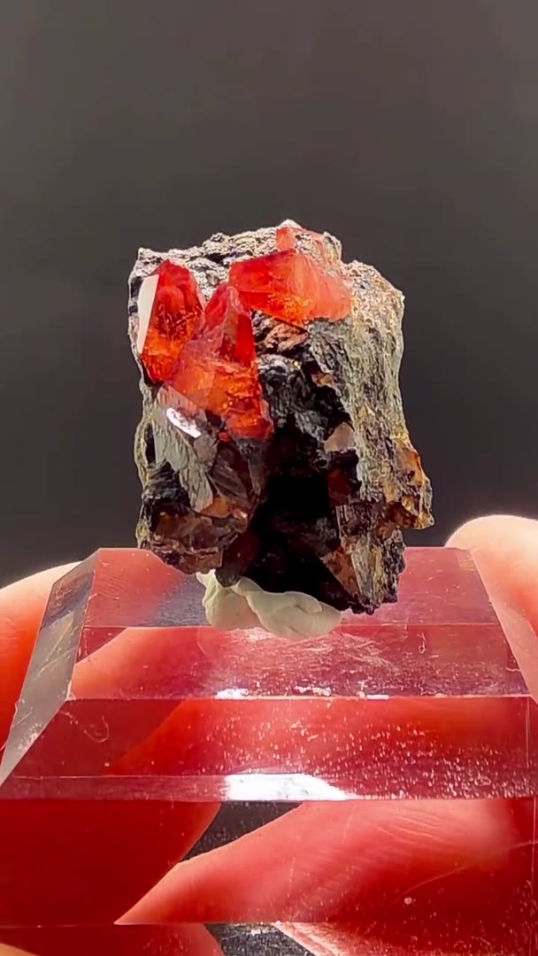 PERUVIAN RHODOCHROSITE FIRE — ABSOLUTE CHERRY RED MAGIC!