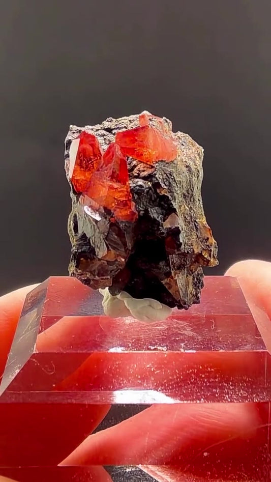 PERUVIAN RHODOCHROSITE FIRE — ABSOLUTE CHERRY RED MAGIC!