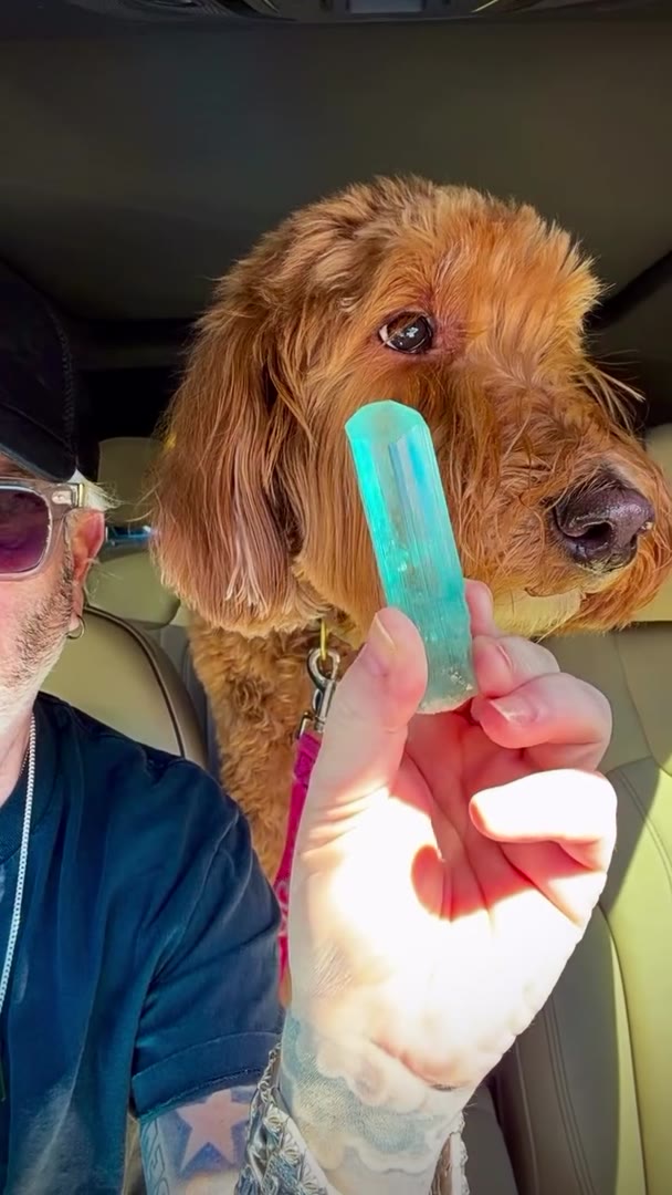 81.74 GRAMS OF MEDINA AQUAMARINE MAGIC… HARLEY APPROVED!
