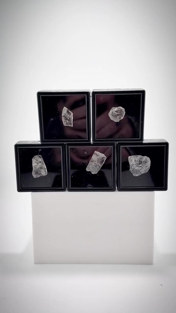 FIVE ETCHED PHENAKITE BANGERS FROM NIGERIA!