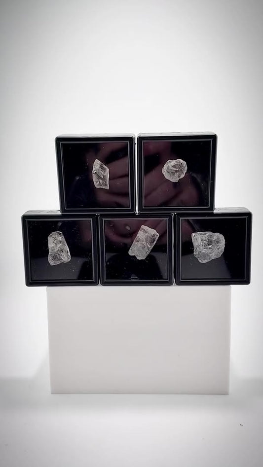 FIVE ETCHED PHENAKITE BANGERS FROM NIGERIA!
