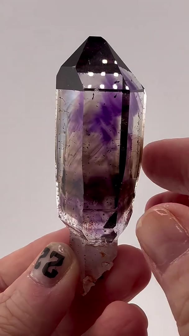 STREEP MINE ROYALTY… ONE OF THE MOST EPIC SMOKY AMETHYST SCEPTERS I’VE EVER…