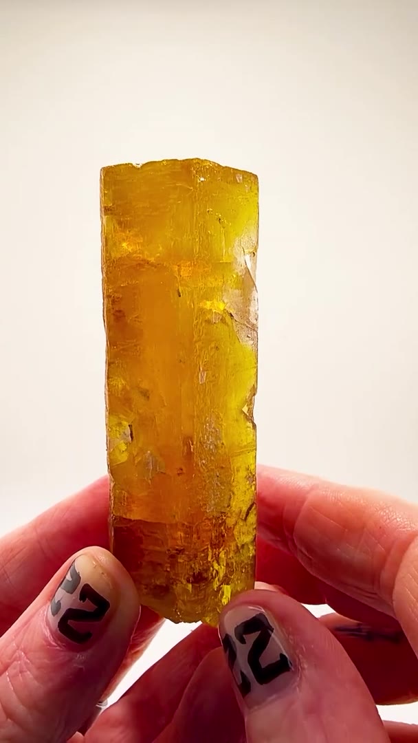 EXTREMELY RARE ORANGE BERYL… MADAGASCAR MAGIC FROM THE 1980s!