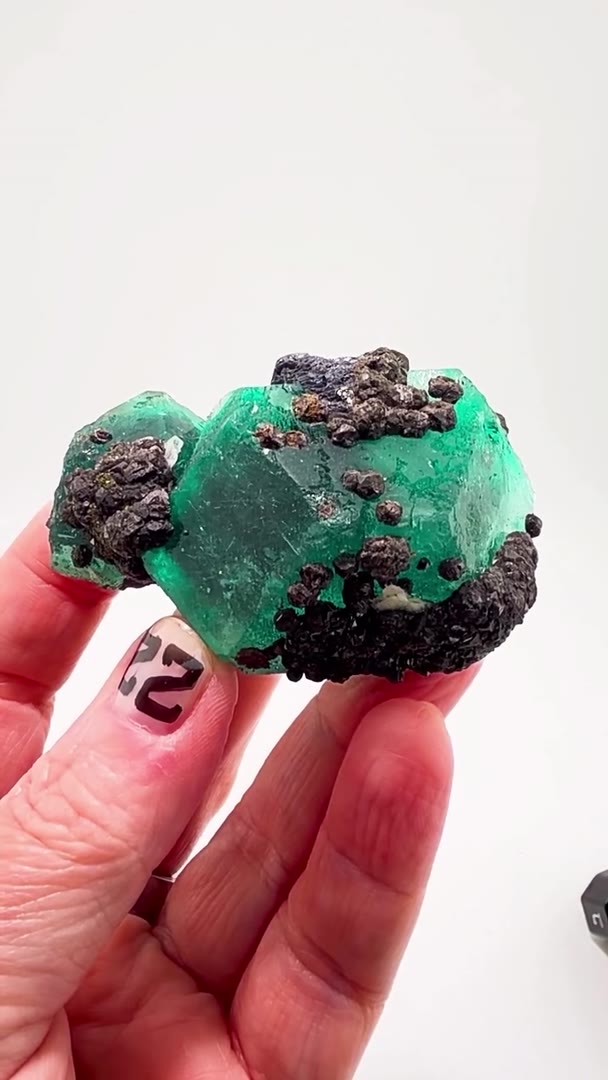 PERUVIAN FLUORITE MAGIC… THAT COLOR AND SHAPE ARE ABSOLUTELY RIDICULOUS!