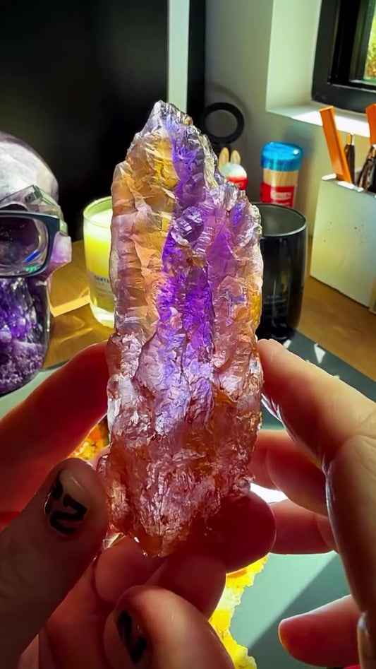 124.68 GRAMS OF ETCHED AMETRINE INSANITY FROM BOLIVIA!