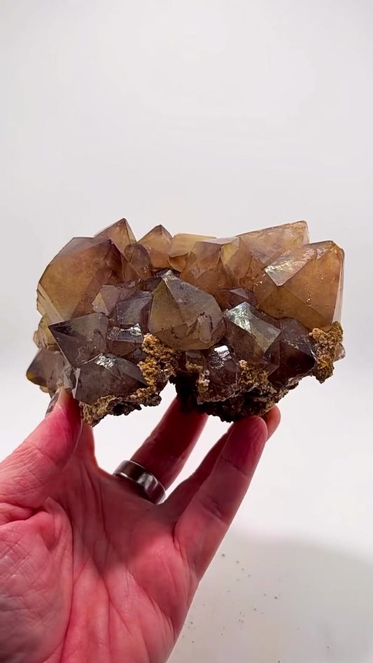 AUSTRALIAN SMOKEY QUARTZ MAGIC… WITH A LITTLE EXTRA FIRE!