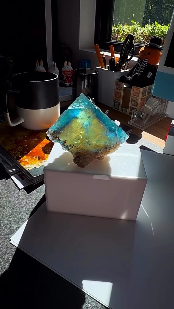 BLUE & YELLOW FLUORITE INSANITY — MINERVA NO. 1 MAGIC!