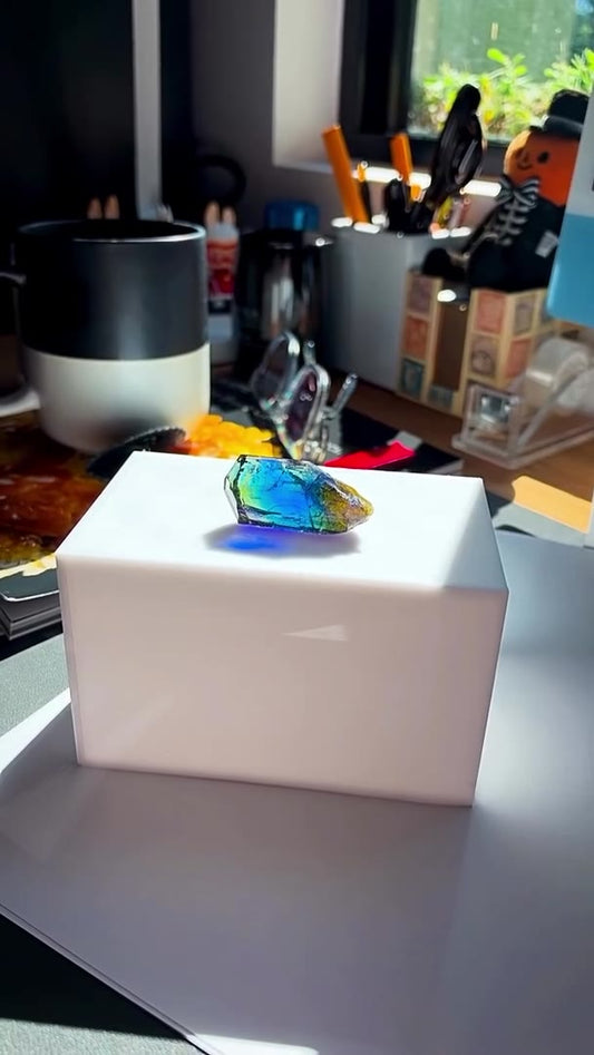 22.11 GRAMS OF NATURAL UNHEATED TANZANITE INSANITY — WHEN COFFEE & SUNLIGHT…