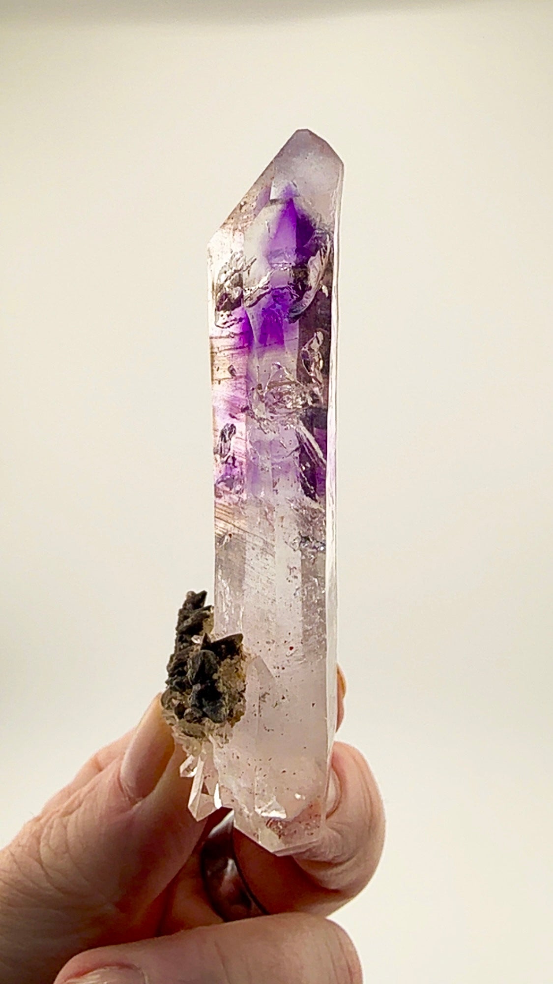 59.07 gram Double-Terminated Amethyst Quartz Valentine Pocket, Goboboseb Mountains, Namibia 59.07 grams