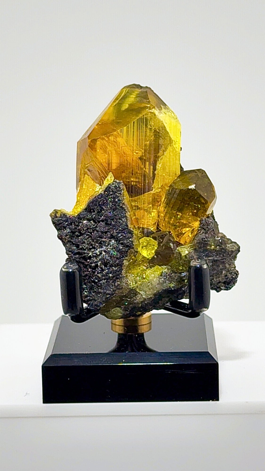 GOLDEN ANGLESITE PERFECTION FROM MOROCCO
