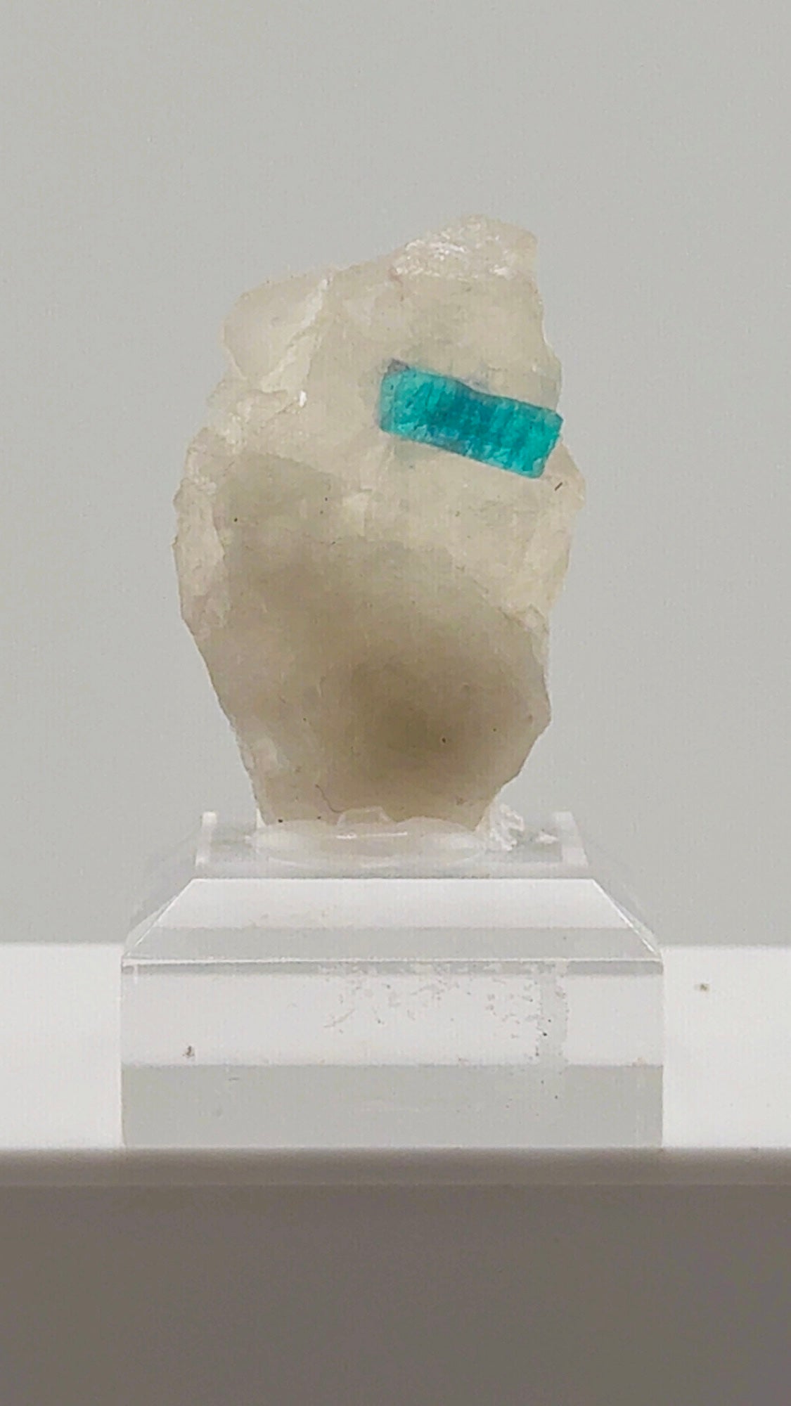 Beautiful Paraiba Blue Tourmaline in Quartz