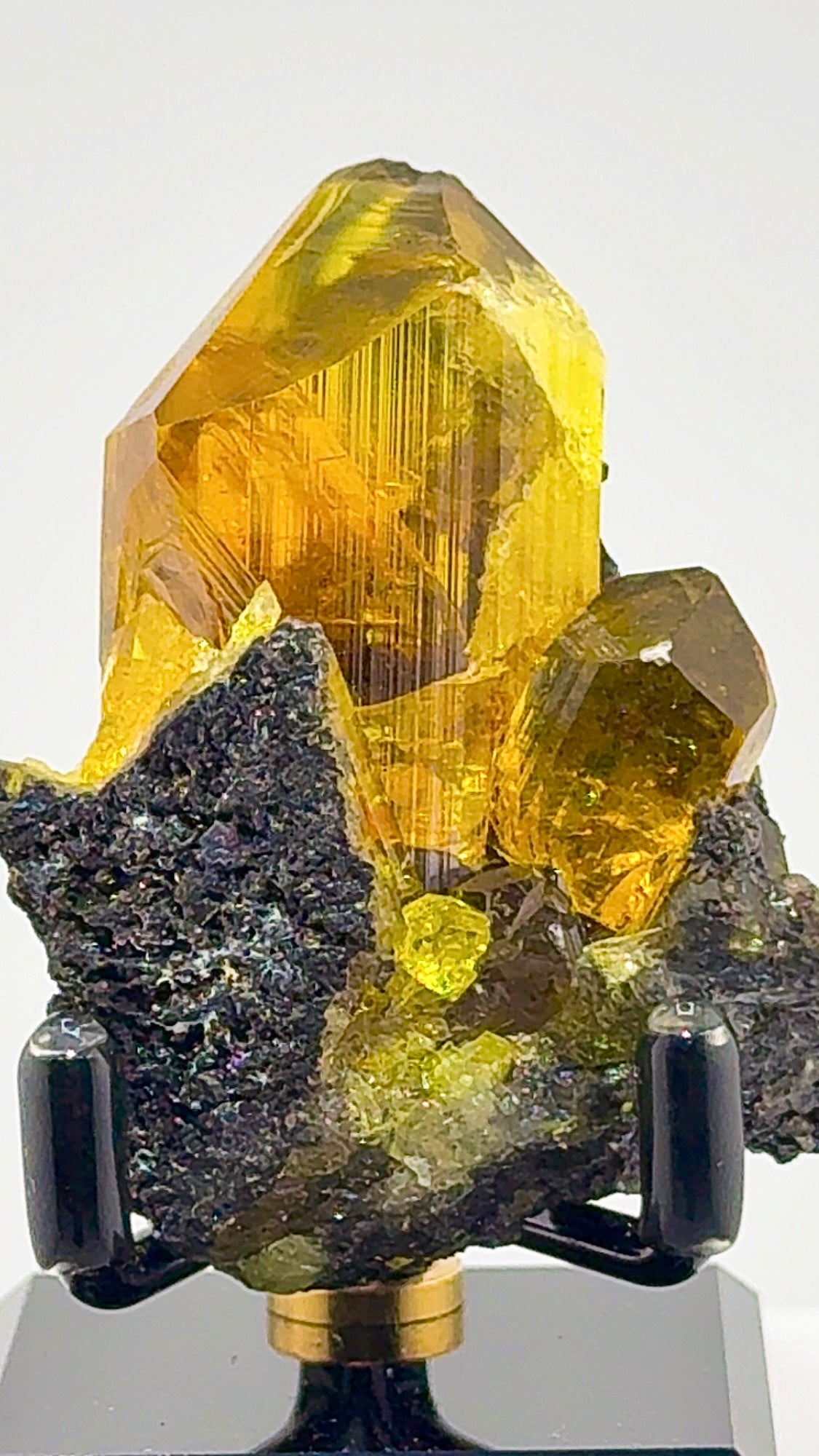 GOLDEN ANGLESITE PERFECTION FROM MOROCCO