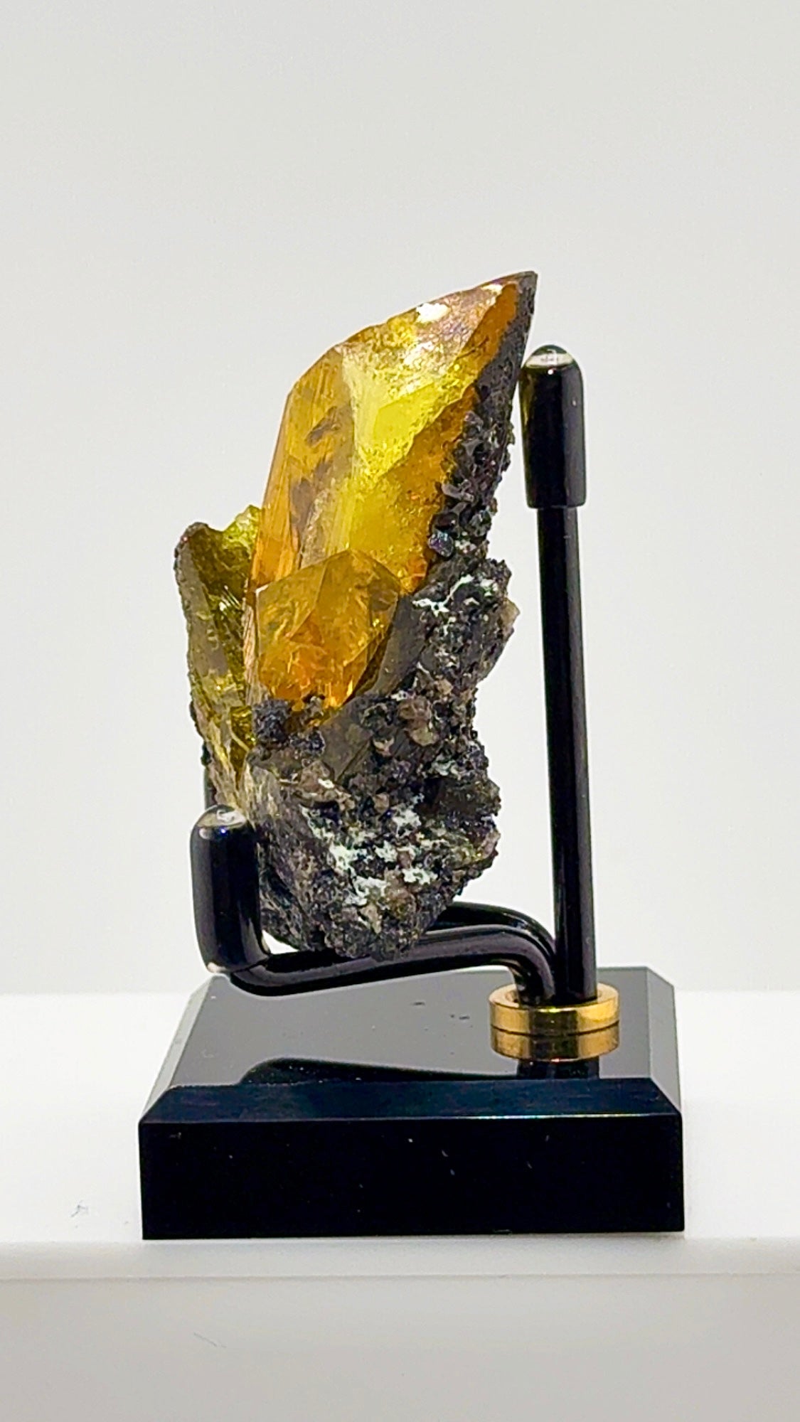 GOLDEN ANGLESITE PERFECTION FROM MOROCCO