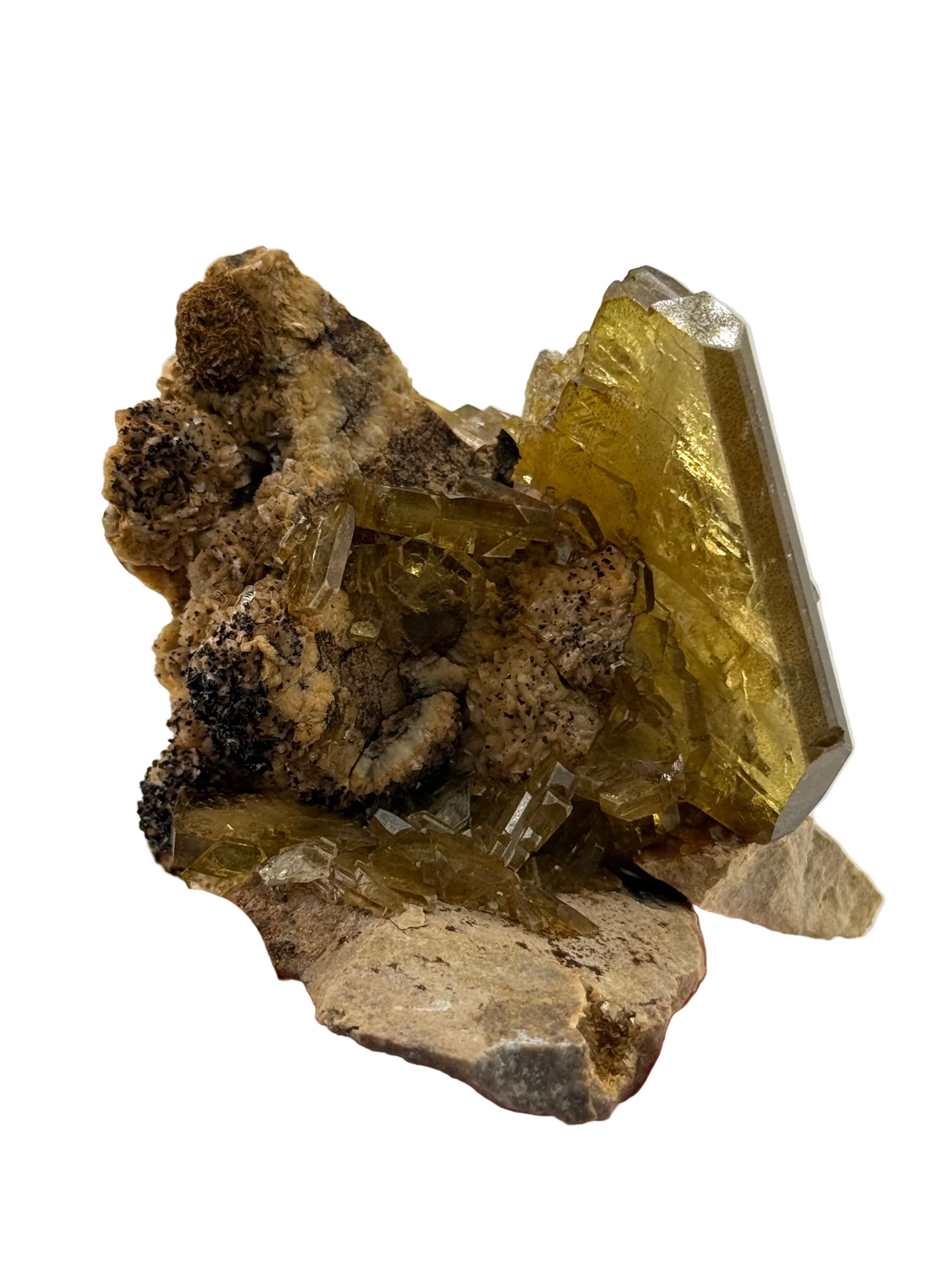 Barite on Matrix Warihuayin Mine, Peru ex. Martin Zinn