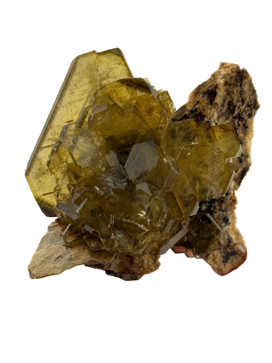 Barite on Matrix Warihuayin Mine, Peru ex. Martin Zinn