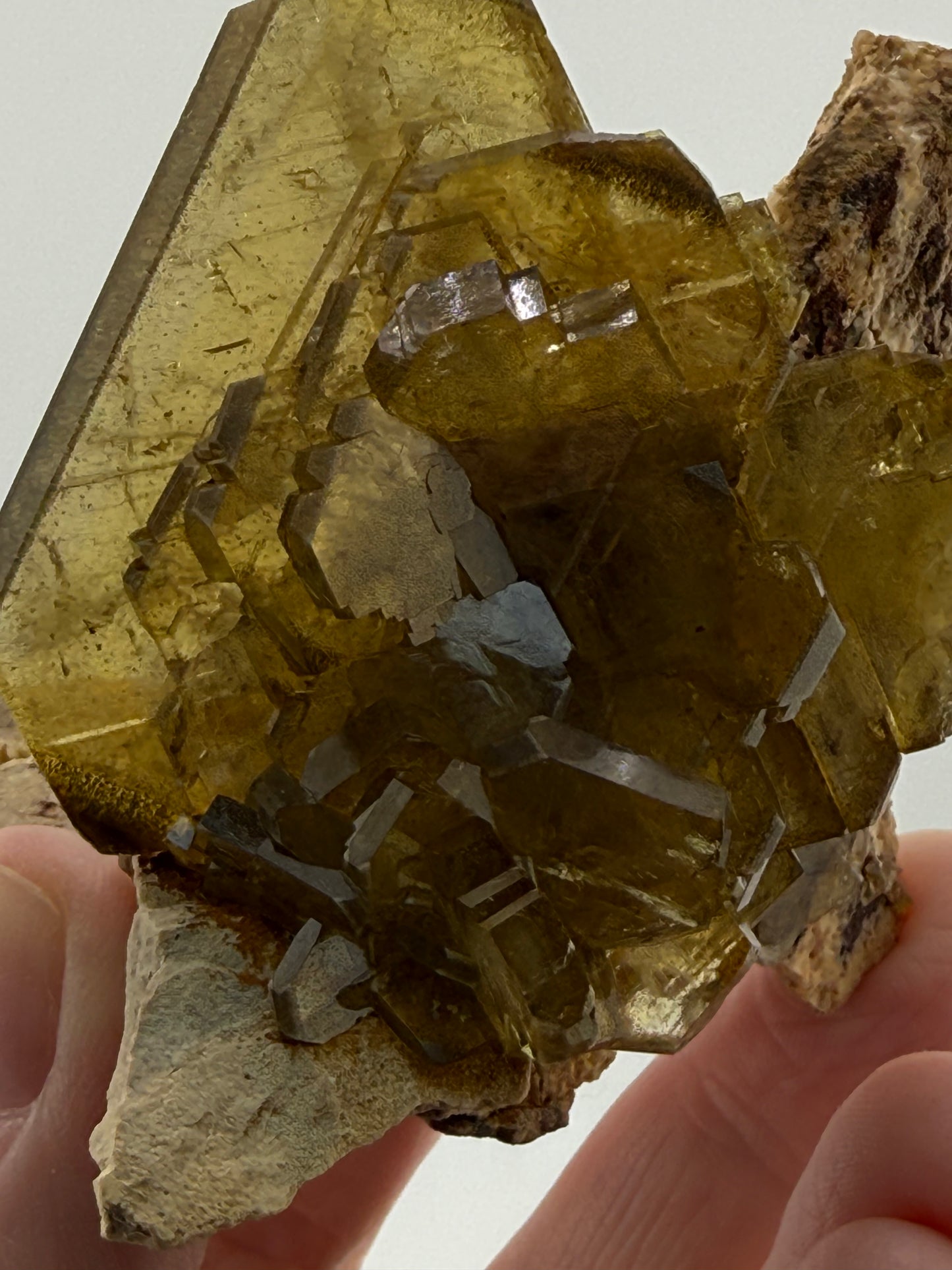 Barite on Matrix Warihuayin Mine, Peru ex. Martin Zinn