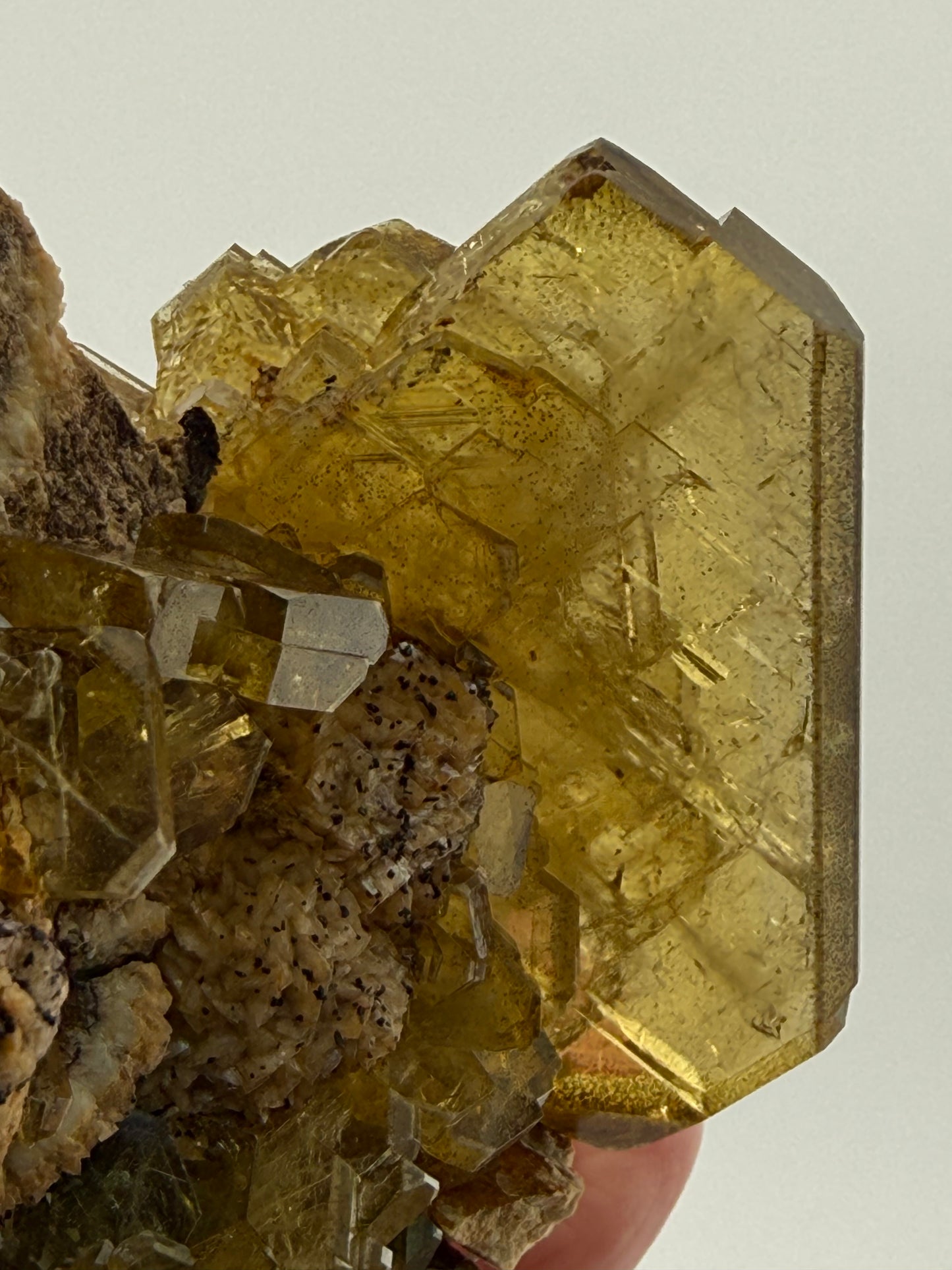 Barite on Matrix Warihuayin Mine, Peru ex. Martin Zinn