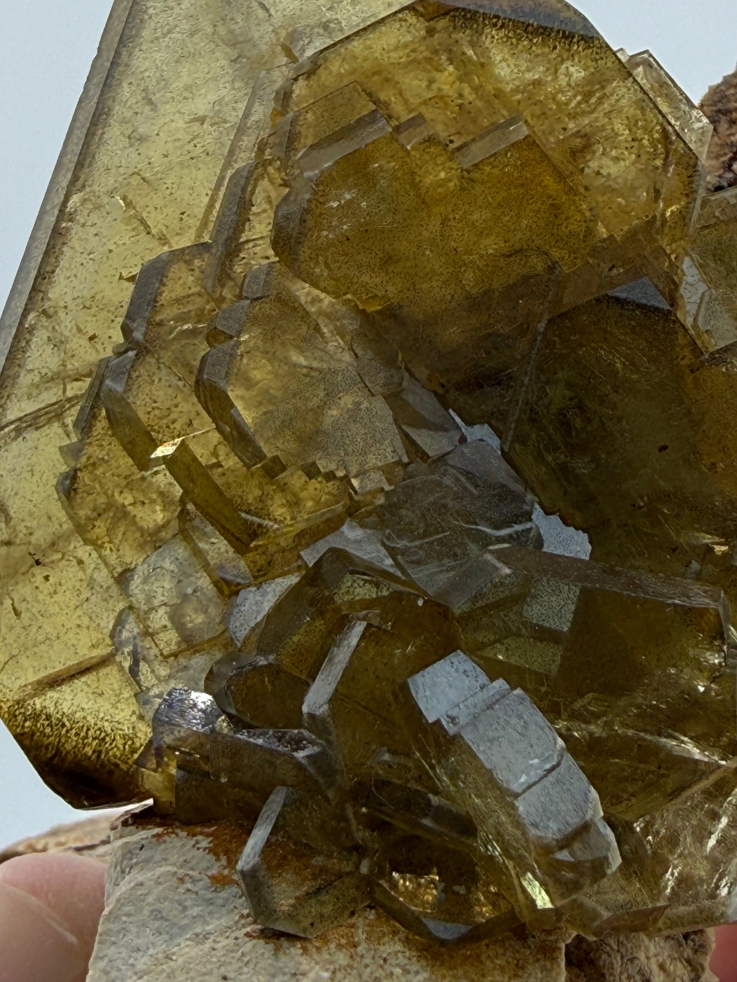 Barite on Matrix Warihuayin Mine, Peru ex. Martin Zinn