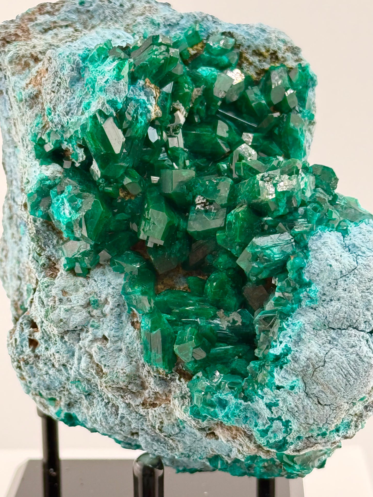 Stunner Dioptase and Chrysocolla combo from DRC