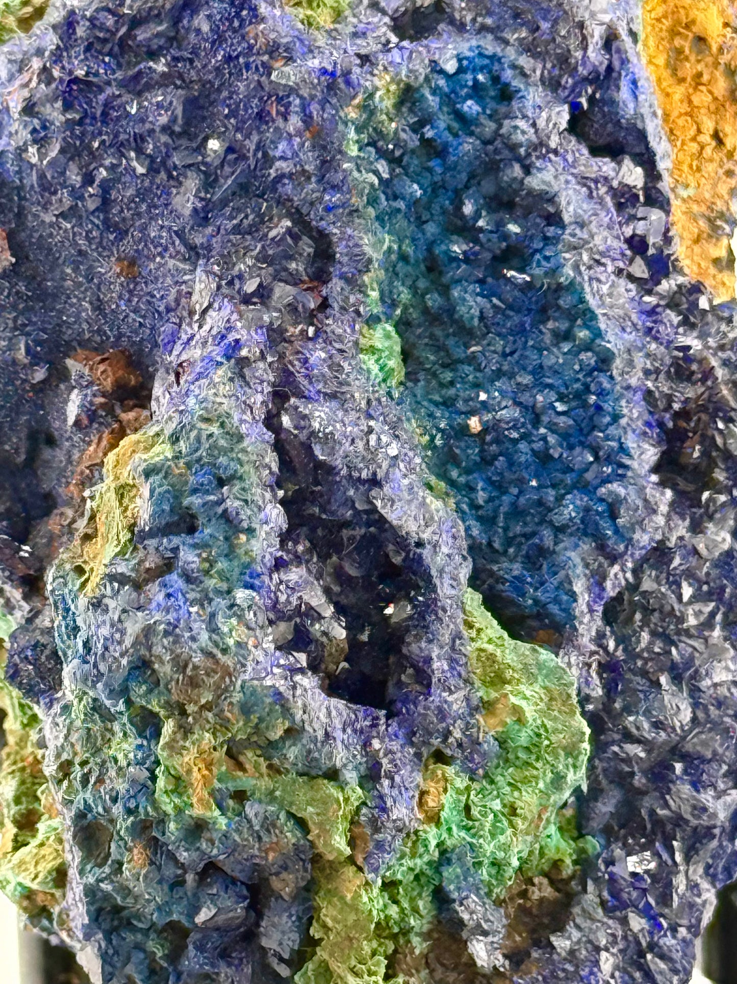 Love this Azurite and Malachite combo from the DRC