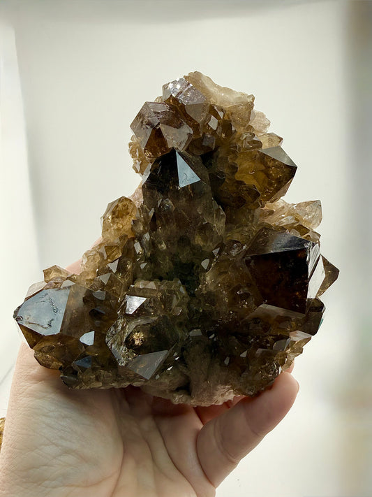 Beautiful Congo Citrine Cluster
