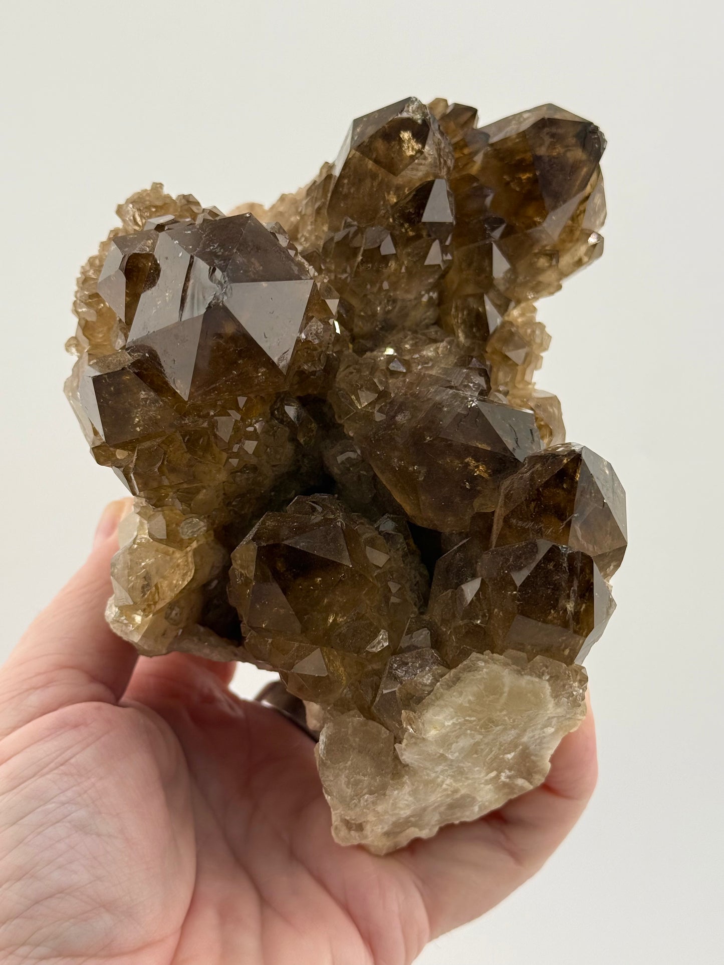 Beautiful Congo Citrine Cluster