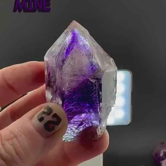 The highly sought after Pinky Mine Amethysts