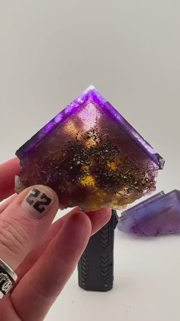 SOLD Absolute stunner… Denton Mine Fluorite in full light