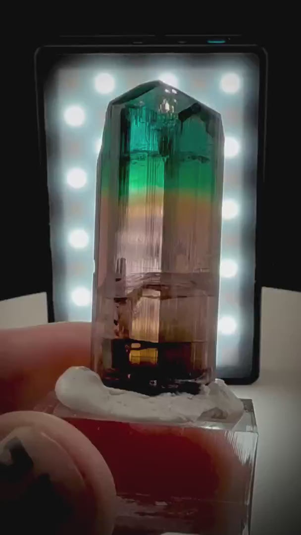 Next level…  A true collector’s marvel. This extraordinary multi-colored…