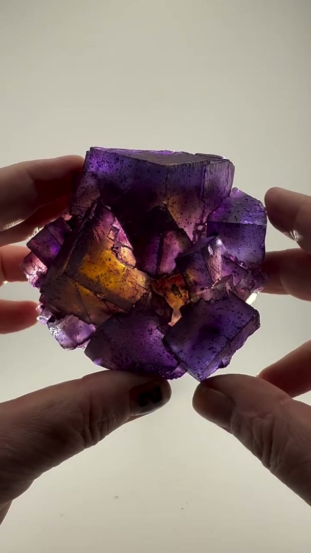 This one is seriously JUICY...  Denton Mine Fluorite, Hardin County,…