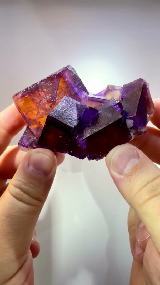 Sunset in crystal form