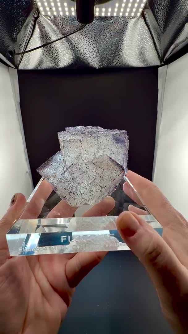 Prepare to be dazzled!  Introducing the breathtaking Elmwood Mine Fluorite,…