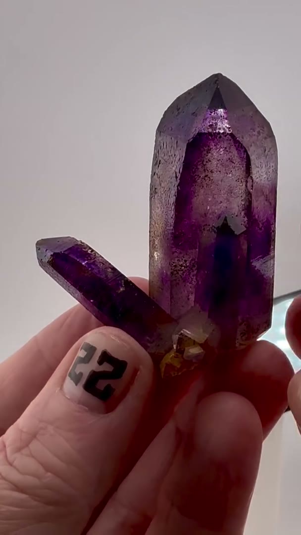 Nature grew a flower… in crystal