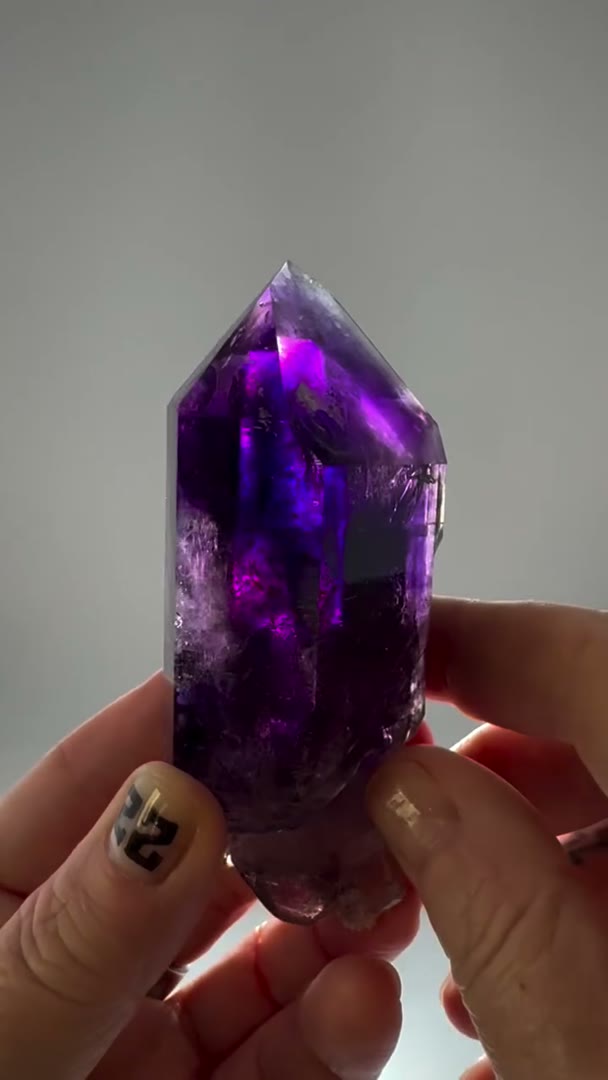 Absolutely mesmerizing Amethyst scepter from the legendary Three Trees Mine
