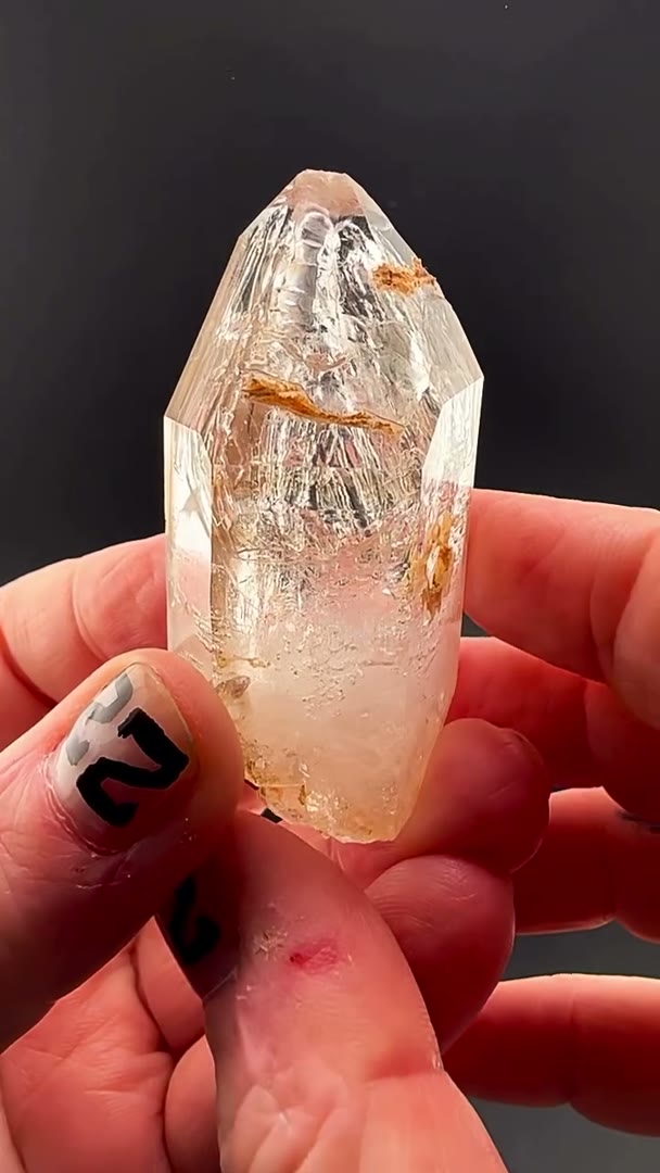 Liquid time trapped in crystal form… ⏳