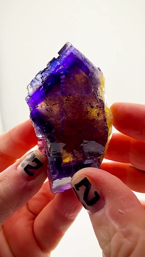 This Minerva No. 1 Mine fluorite is absolutely dripping with old-school…